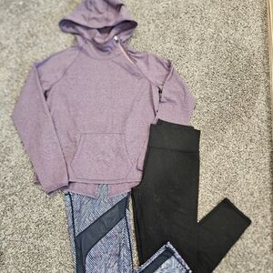 Zella Girl leggings and hoodie